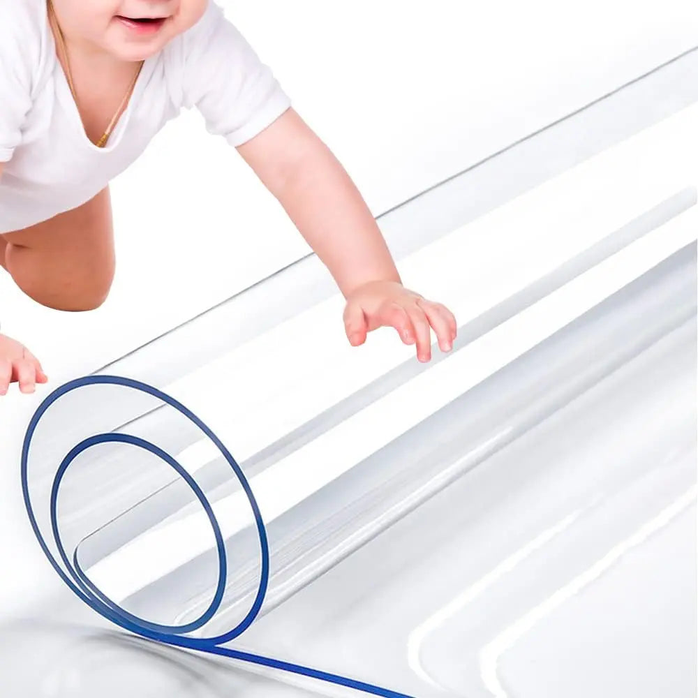 Clear Flexible Plastic Table Cover Roll