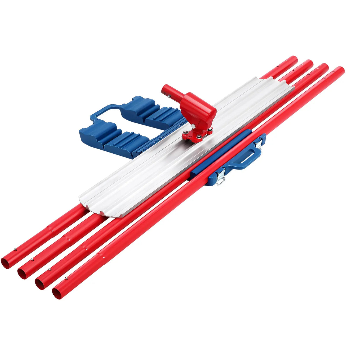 Aluminum Concrete Bull Float with Red Handles