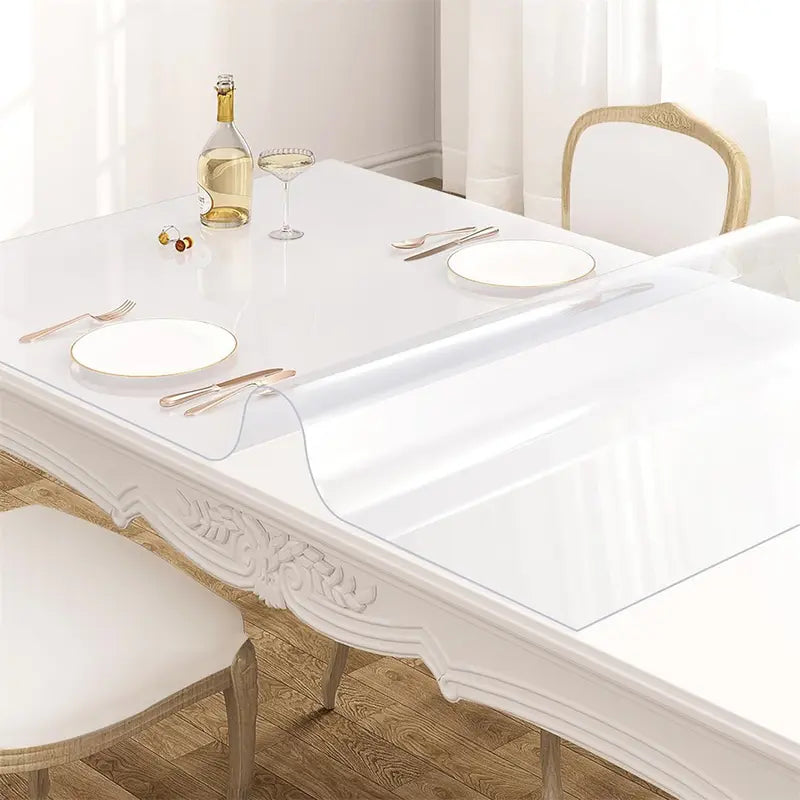 Clear Flexible Plastic Table Cover Roll