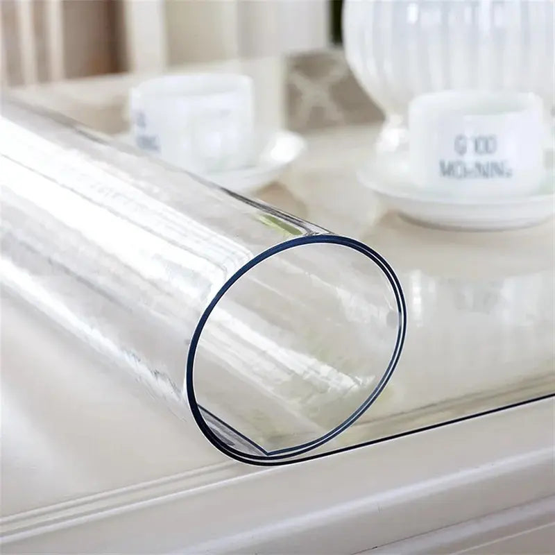 Clear Flexible Plastic Table Cover Roll
