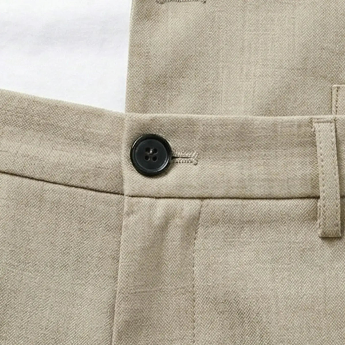 Men's Beige Blazer and Trousers Suit Set