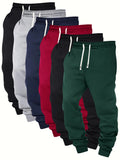 Multicolour Drawstring Joggers Six-Piece Set