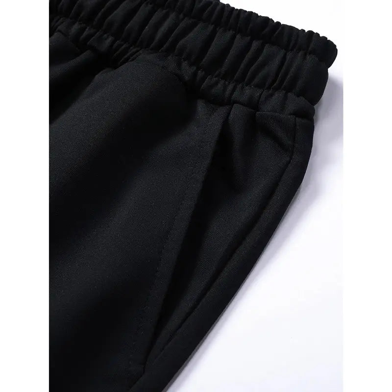 Multicolour Drawstring Joggers Six-Piece Set