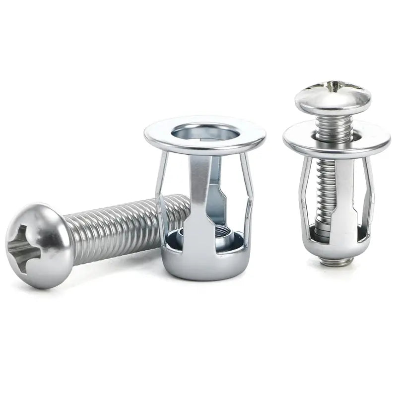 Steel Hollow Wall Anchor Nut and Screw Kit