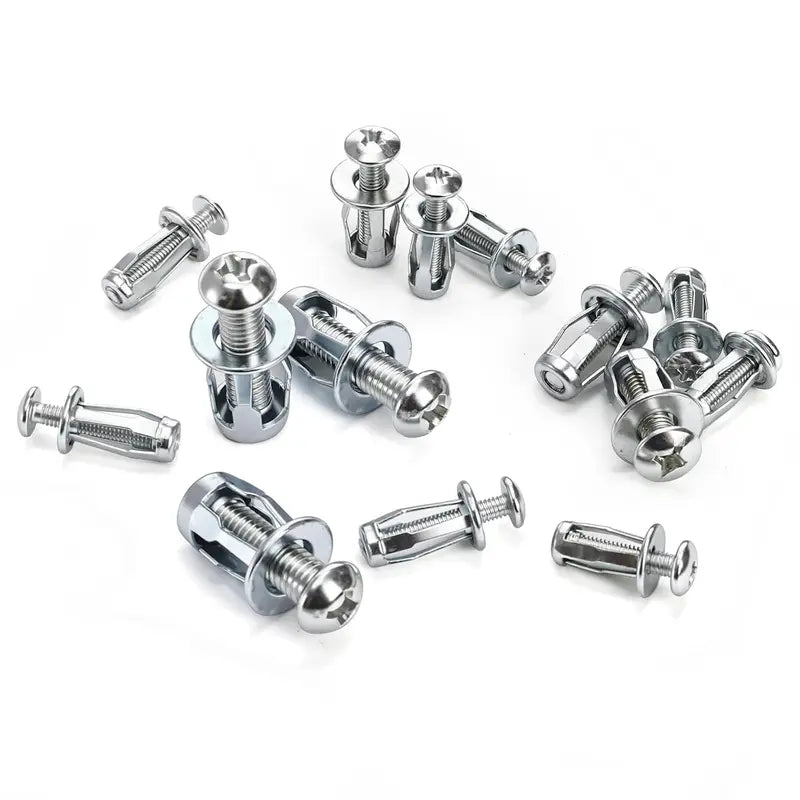 Steel Hollow Wall Anchor Nut and Screw Kit